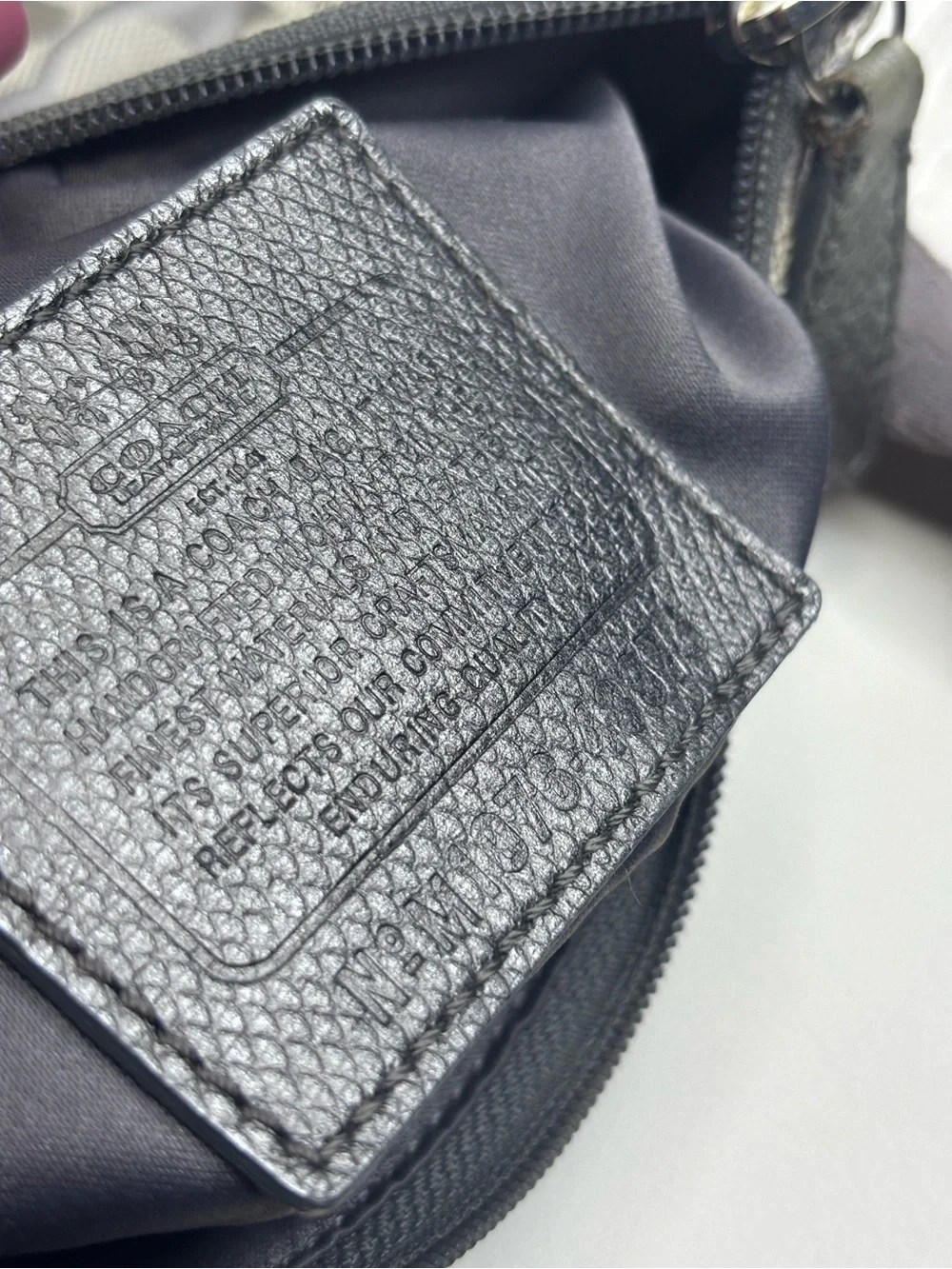 Coach signature canvas